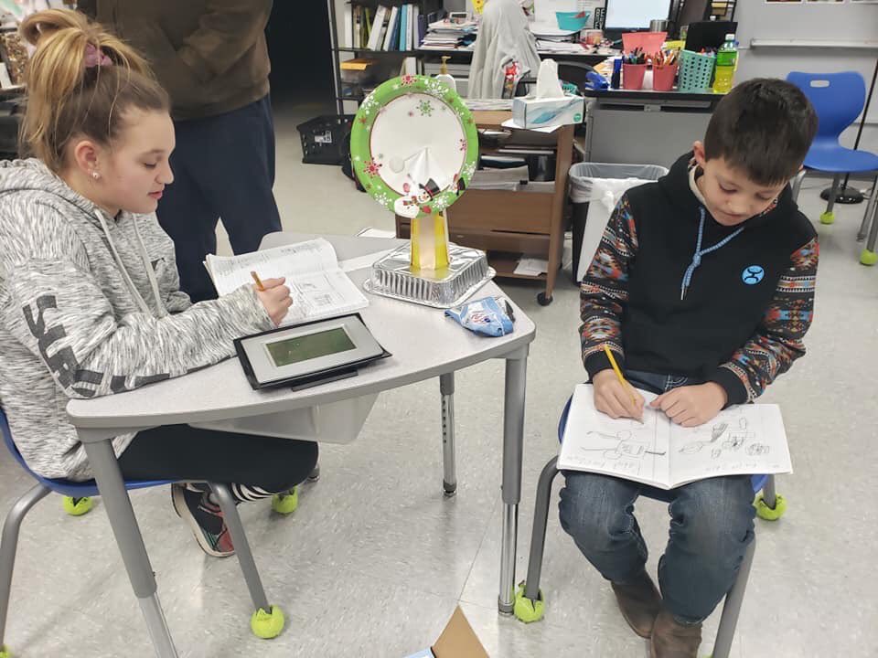 2955Raven's tweet photo. Working and designing our communication satellite!!! #ROADSonMars #Mars2020 https://t.co/v0rXPkI9Kt