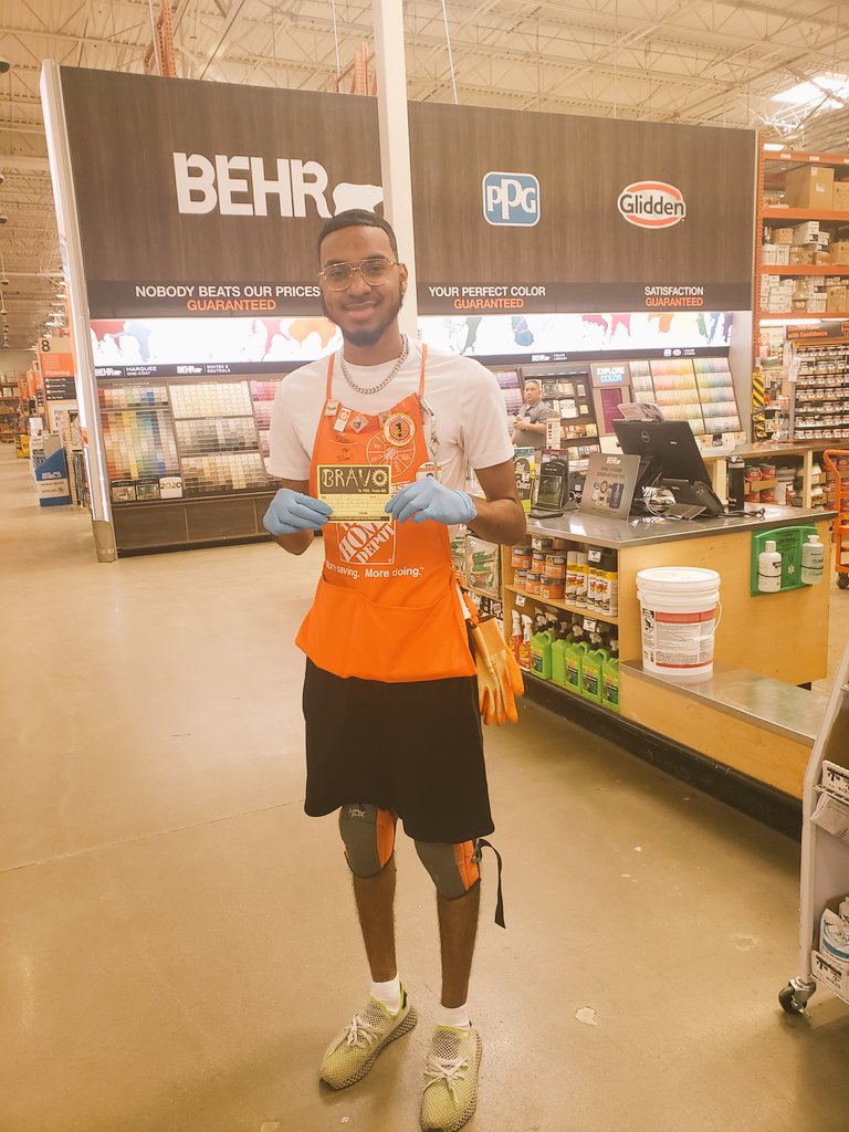 Shawn working on pack down thank you TEAM FOR ALL YOUR HARD WORK.👏👏👏