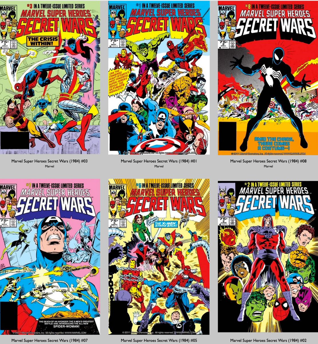 Incognito_Comic's tweet photo. We have a great run of Marvel Super Heroes Secret Wars from 1984.
Beautiful books! #BackIssueMonday #comicbooks #comicbookstore #backissues #marvelcomics #secretwars #marvelsuperheroes #blacksuit #keyissue
https://t.co/fbScOwjKgl https://t.co/ei3xFIvNmD