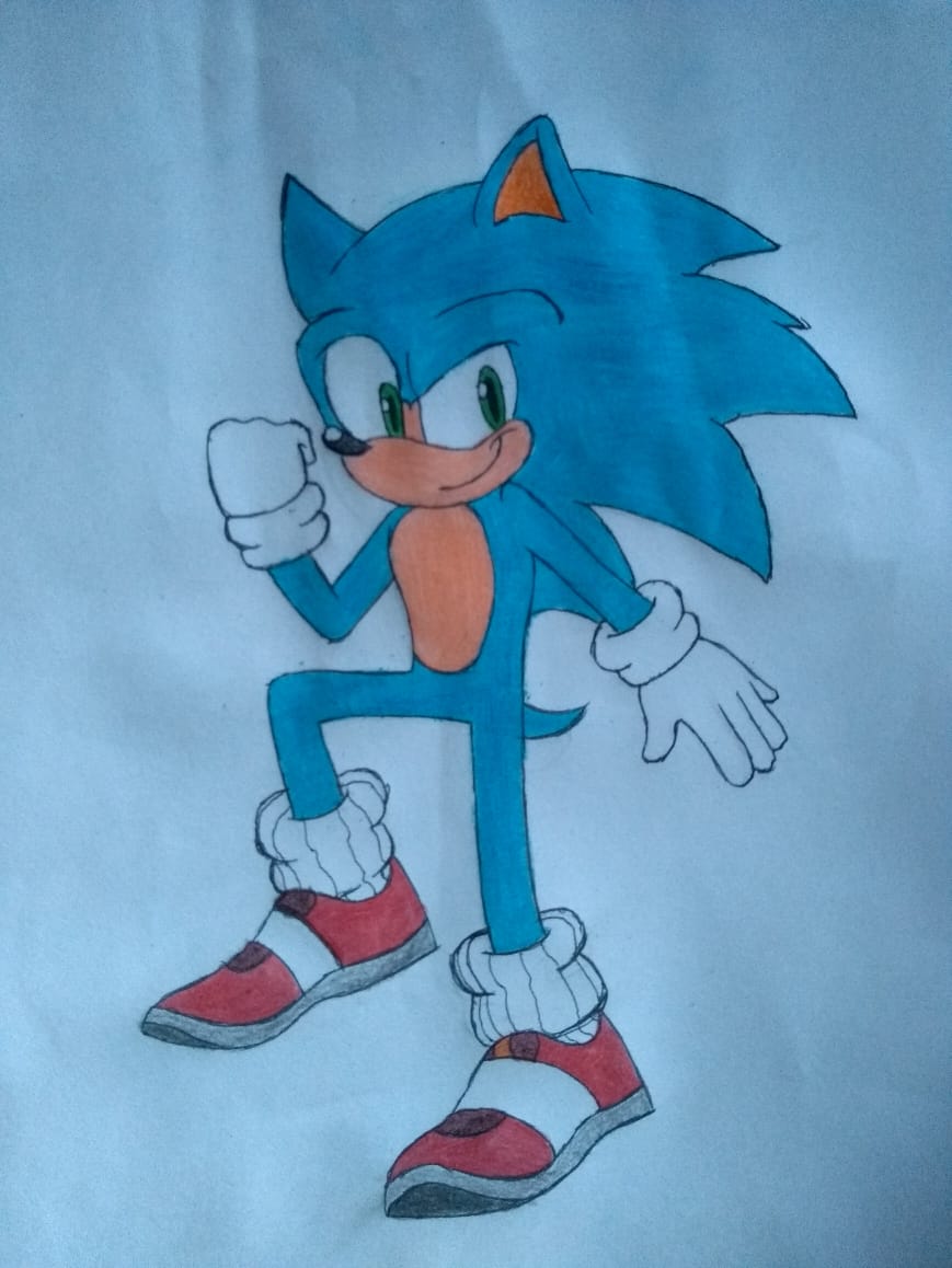 DESENHANDO O SONIC 2, O FILME  SONIC O FILME DESENHO 