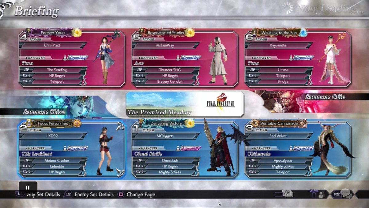 LXD92_'s tweet photo. How did this happen? Thank you Dissidia NT matchmaking. 👻👻👻

#SquareEnix #Dissidia #DissidiaNT #Matchmaking https://t.co/HreBJf28C8