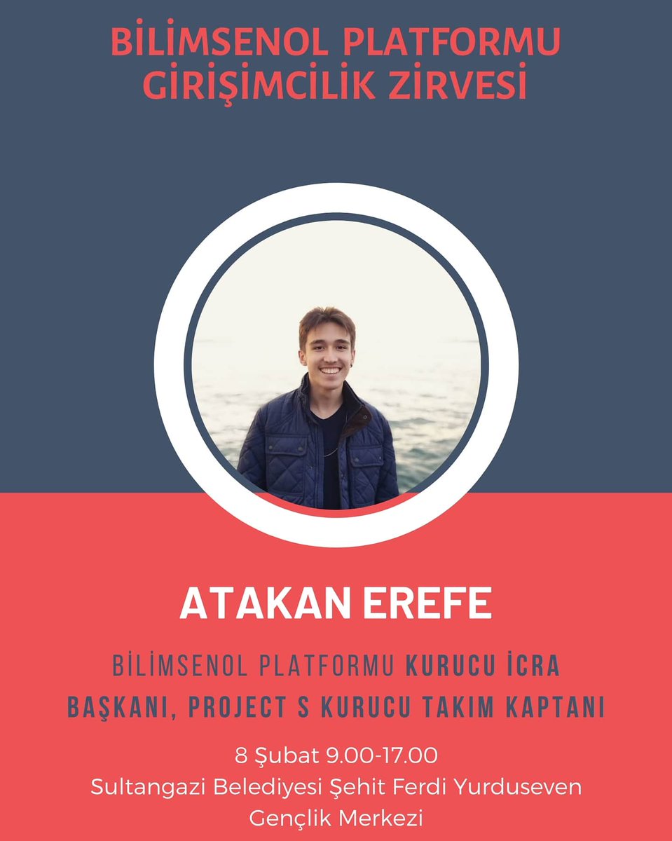 ProjectSat's tweet photo. Takım kaptanımız @AtakanEREFE ve yazılım uzmanımız @umutyunusoglu03 BilimSenOl Girişimcilik Zirvesi'nde girişimcilik, yapay zeka ve yaptıkları projeler hakkında konuşacaktır. https://t.co/LYmbIllZcw