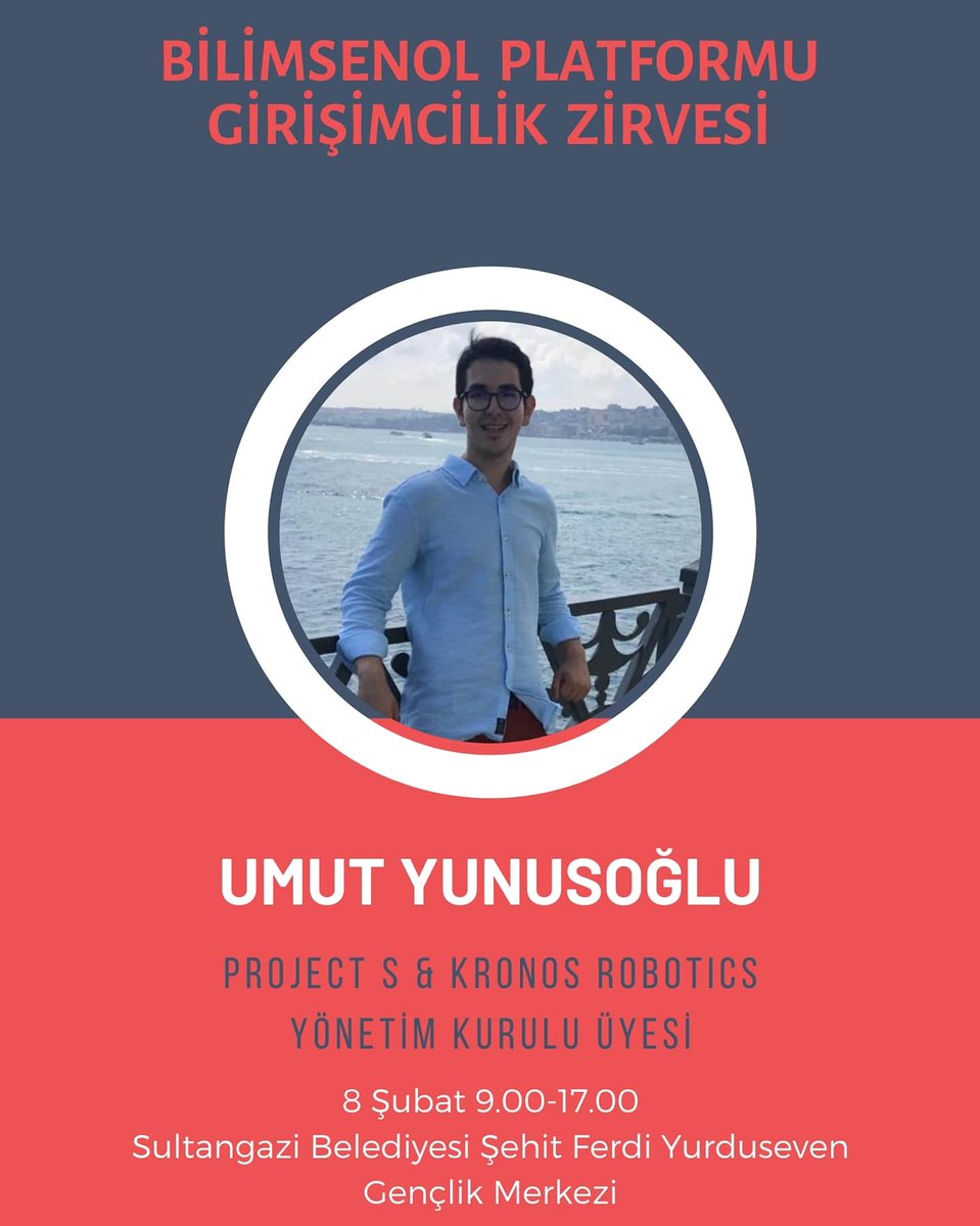 ProjectSat's tweet photo. Takım kaptanımız @AtakanEREFE ve yazılım uzmanımız @umutyunusoglu03 BilimSenOl Girişimcilik Zirvesi'nde girişimcilik, yapay zeka ve yaptıkları projeler hakkında konuşacaktır. https://t.co/LYmbIllZcw