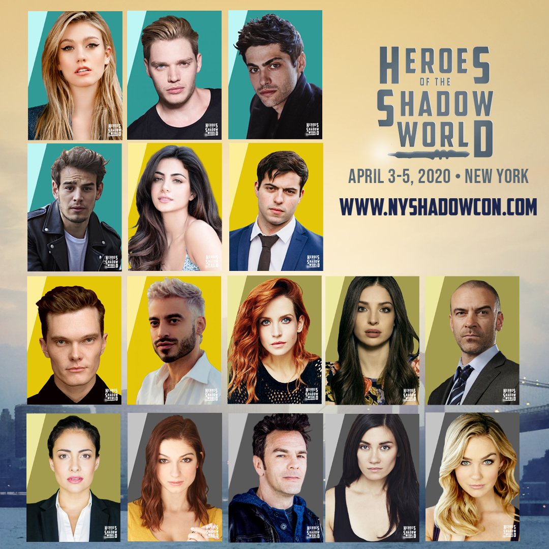 nyshadowcon's tweet photo. Hey #Shadowfam! โฐ
Have you SEEN our epic gathering of #Shadowhunters royalty? You said you wanted a Shadowhunters-only convention in the US & #nyshadowcon said CHALLENGE ACCEPTED. ๐
Haven't purchased a pass? You don't want to miss this reunion! ๐
๐ https://t.co/wYQbuhcFrA https://t.co/9o1iK9H86P