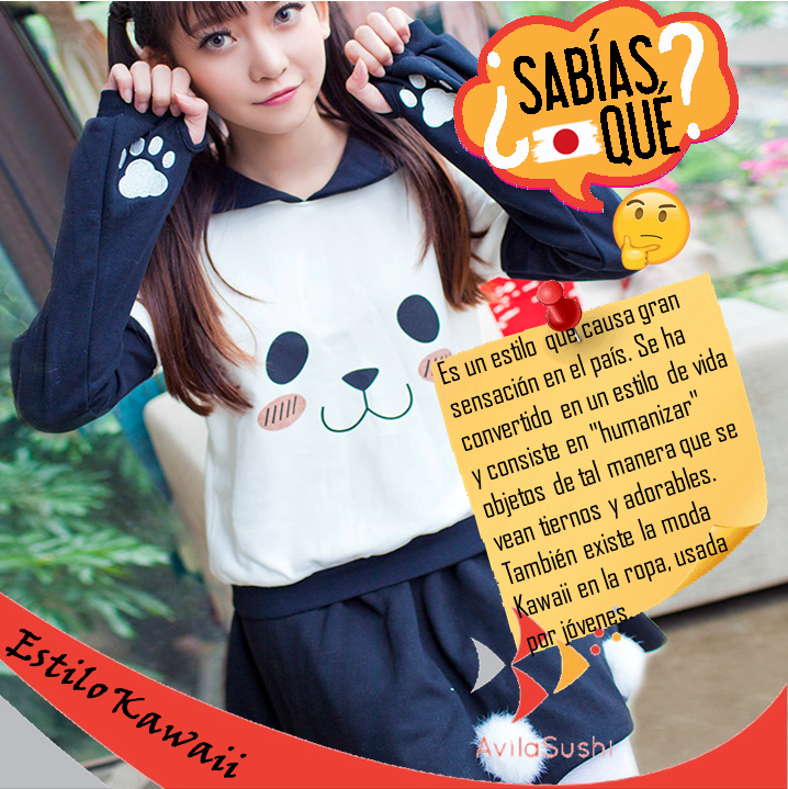 AvilaSushi's tweet photo. #SabiasQue el estilo "Kawaii" es algo que causa gran sensación en el país nipón? Se ha convertido en un estilo de vida y consiste en "humanizar" objetos de tal manera que se vean tiernos y adorables?☺️También existe la moda Kawaii en la ropa, mayormente usada por jóvenes https://t.co/bwQ1EfYJLq