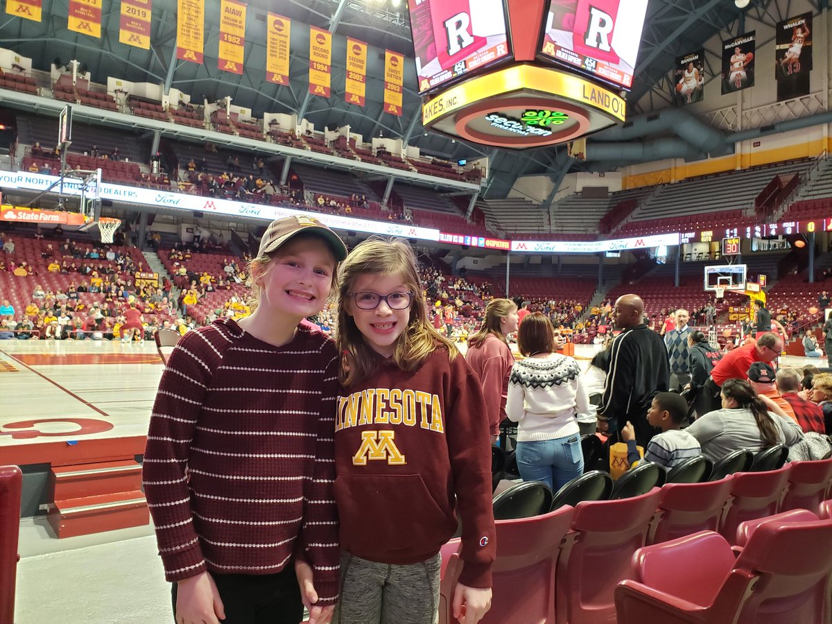 First time <a href="/GopherWBB/">Minnesota Women's Basketball</a> game! #gophers