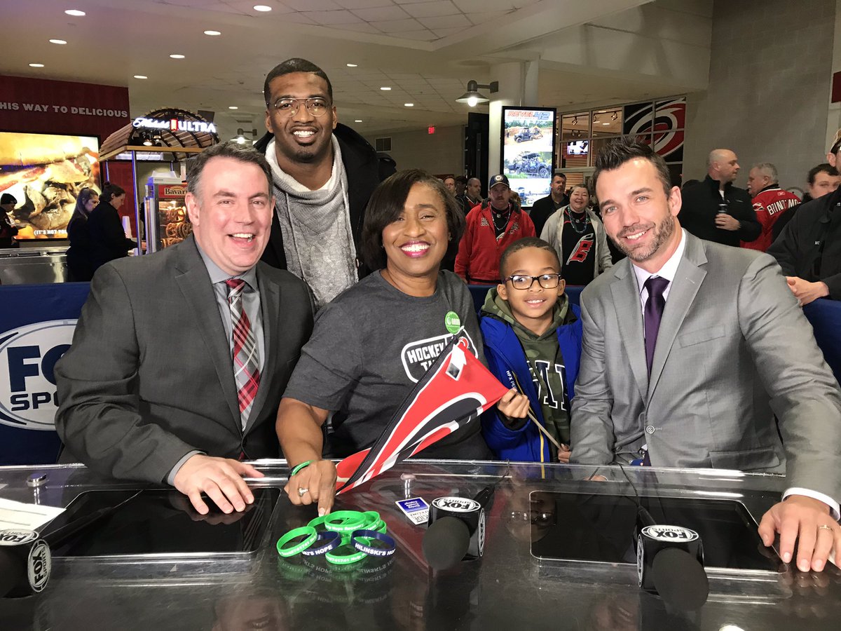 proudmom72's tweet photo. @Canes thank you guys for “Taking a Stand for Mental Health and Suicide Prevention during #HockeyTalks It means a lot! U guys are the ONLY PRO team in NC that gets behind Mental Health and Suicide Prevention!💚💪🏾 #NAMINC #StopSuicide #NoShame https://t.co/MPflZjnakm
