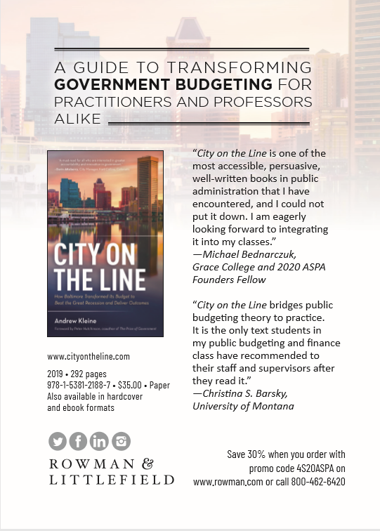 awkleine's tweet photo. Check out my ad for the #aspa2020 conference! Professors, students and practitioners are loving #cityontheline. To learn more about my book and place your order, visit https://t.co/rx7oRHKHJ1 Pro tip: there's a 30% discount code in the ad. https://t.co/7riNV9ZWlP