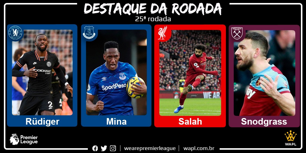 WeArePLeague's tweet photo. • Premier League

Destaques da Rodada 25

Votem!

Comentem!!! 👊🏼

• Enquete na thread

#DestaquesDaRodada

#WAPL https://t.co/p6mPULMt9Y