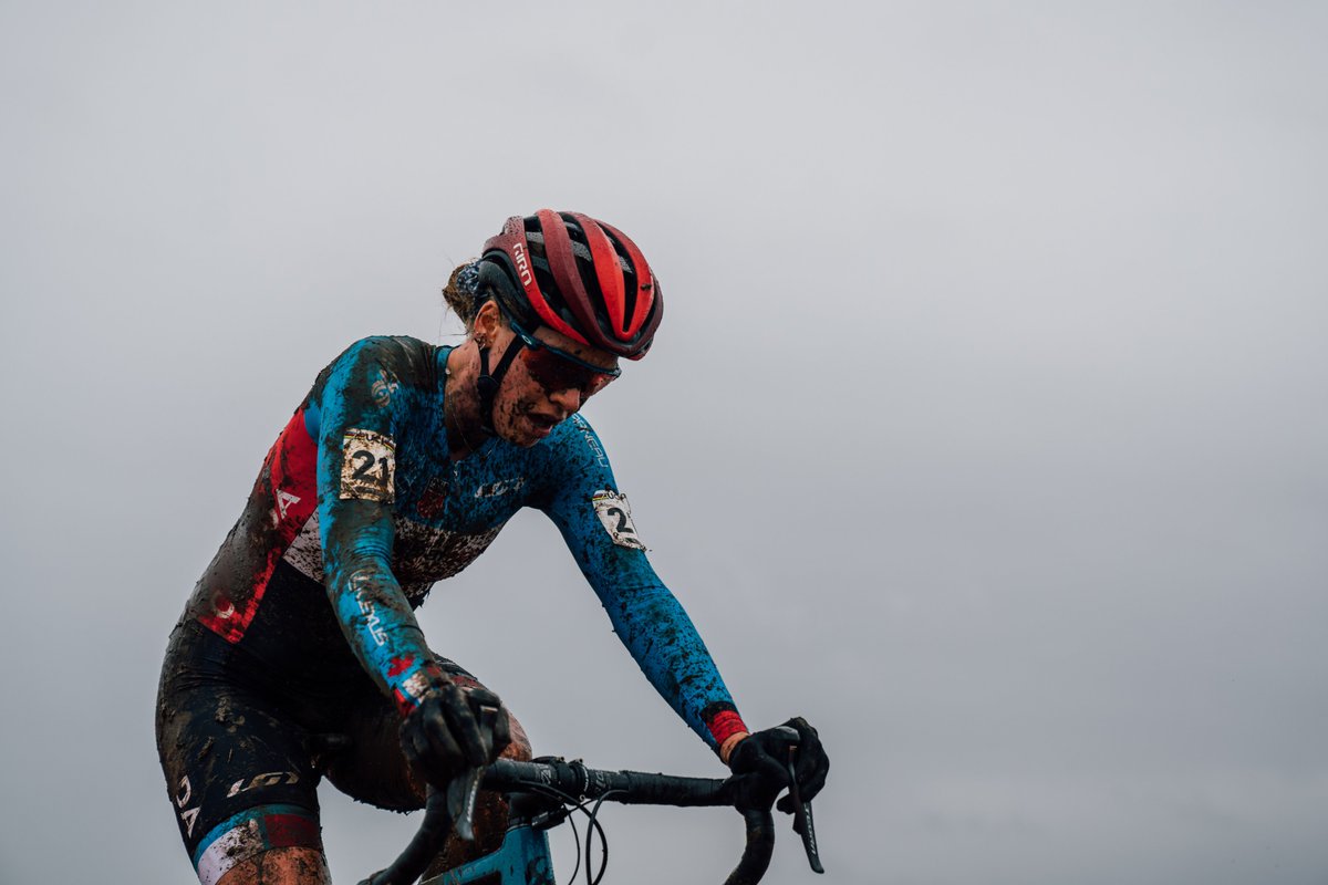 CyclingCanada's tweet photo. After cracking the top-10 in December, @ruby__west manages another epic race at #Dubendorf2020, finishing in 9th 👊

Best 🍁 result at CX Worlds for this talented U23 rider! https://t.co/uRaoxqoMVN
