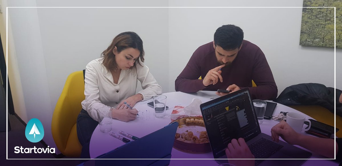 startovia's tweet photo. Photos of "Investors Pitching" coaching sessions by Startovia to help Jordanian entrepreneurs to showcase and acquire seed investments for their startups at Step Conference 2020.

We wish the best of luck to our dear entrepreneurs

#pitching_session #stepconferencedubai #startups https://t.co/j2I5mgL2XL