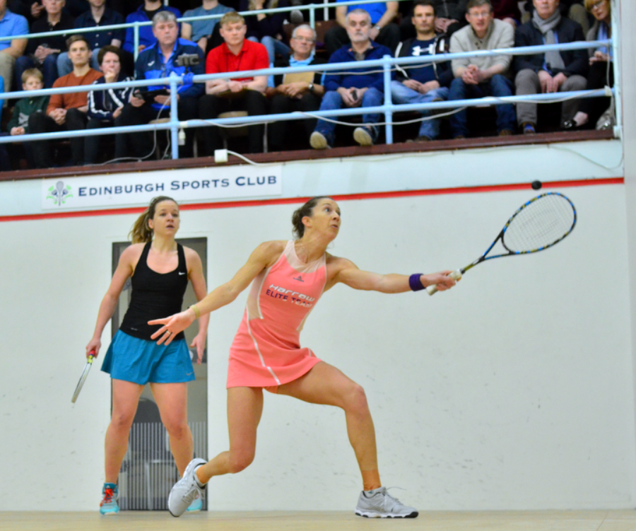 Donna hits the front ...

[2] Julianne Courtice (Eng) v [5] Donna Lobban (Aus)   11-6, 9-11, 9-11 ...