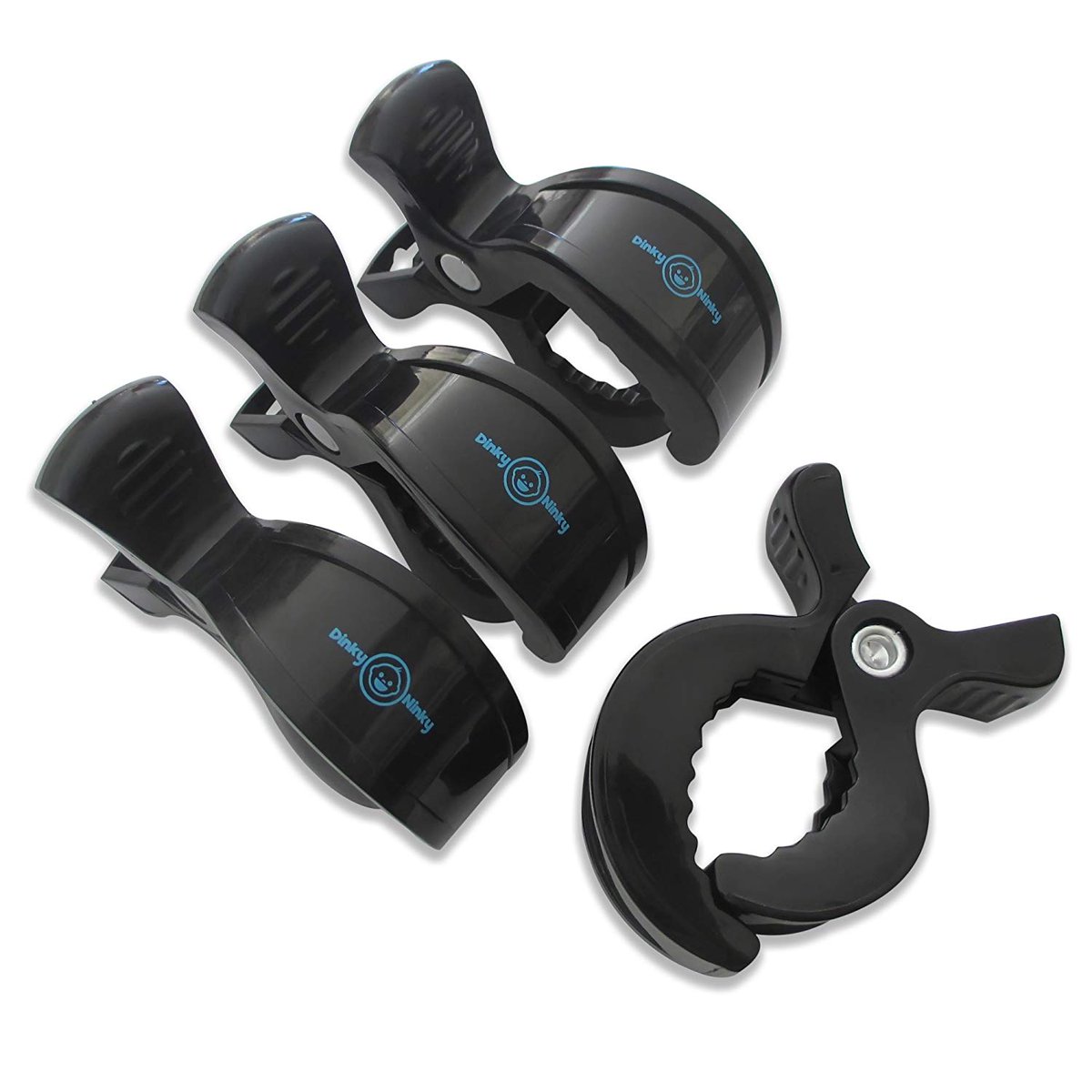 Mom's favorite - Stroller Pegs to Hook Muslin Sun Shade to Canopy, Car Seat Cover Clips, Nursing Cover, Pram Toy Holder, Blanket Clamp - PROTECTS YOUR BABY amzn.to/2xrZzFh #Stroller #Strollerpegs #Strollersafety #Prampegs #Dinkyninky #Beststroillerpegs #Forbaby #Kids