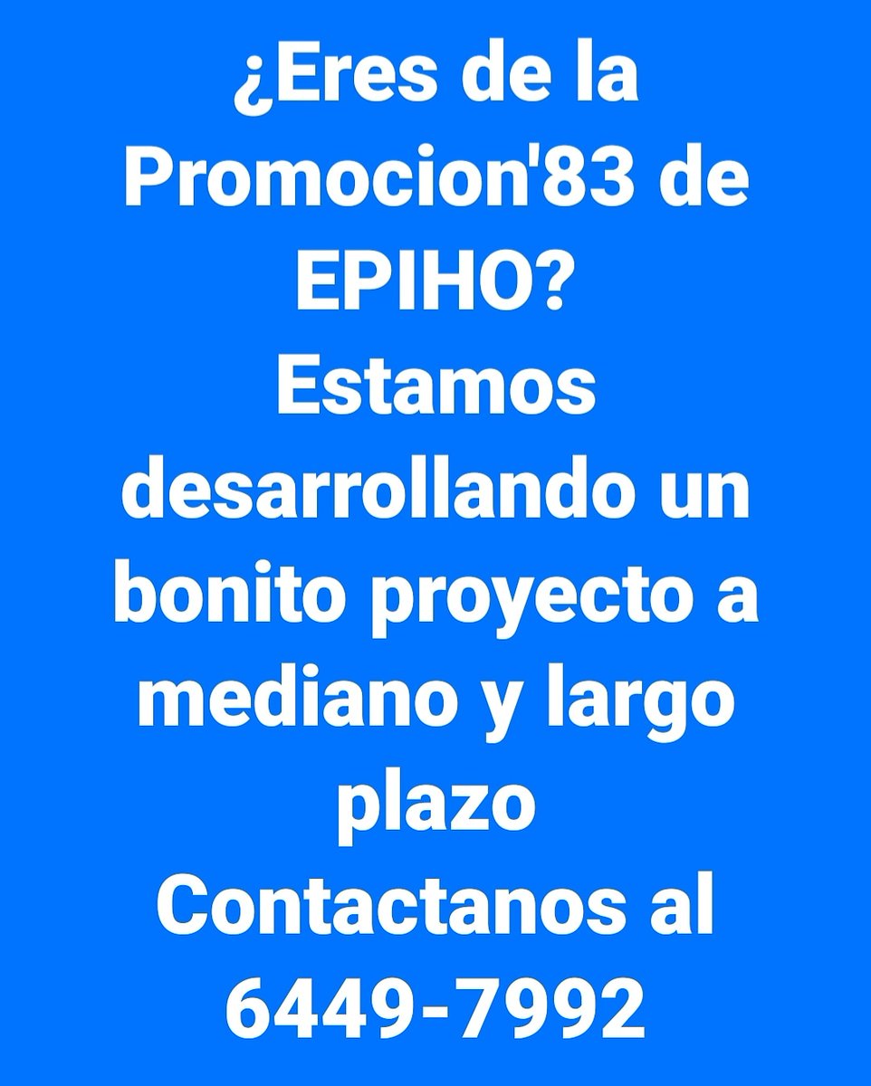 rafabcastillo's tweet photo. Escuela Profesional Isabel Herrera Obaldia... PROMOCIÓN 1983 https://t.co/ojrkzIRGOz
