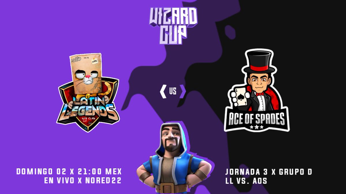 Ha llegado el día de nuestro segundo enfrentamiento en  <a href="/cup_wizard/">Wizard World Cup</a> 🔥

Directo por el canal de <a href="/Nored221/">@Nored22</a> 🔥🔥