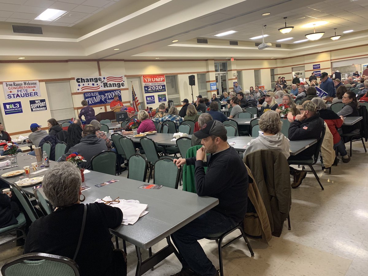 WeAreMN_'s tweet photo. I love Northern Minnesota and the Iron Range and will fight to maintain your way of life. So fun to speak and to meet everybody at the St Louis County GOP fundraiser dinner. The food was amazing, too. #WeAreMN @TwinMetalsMN @Enbridge @PolyMetMining #Barrett4Senate https://t.co/vWGoGWm3Sr