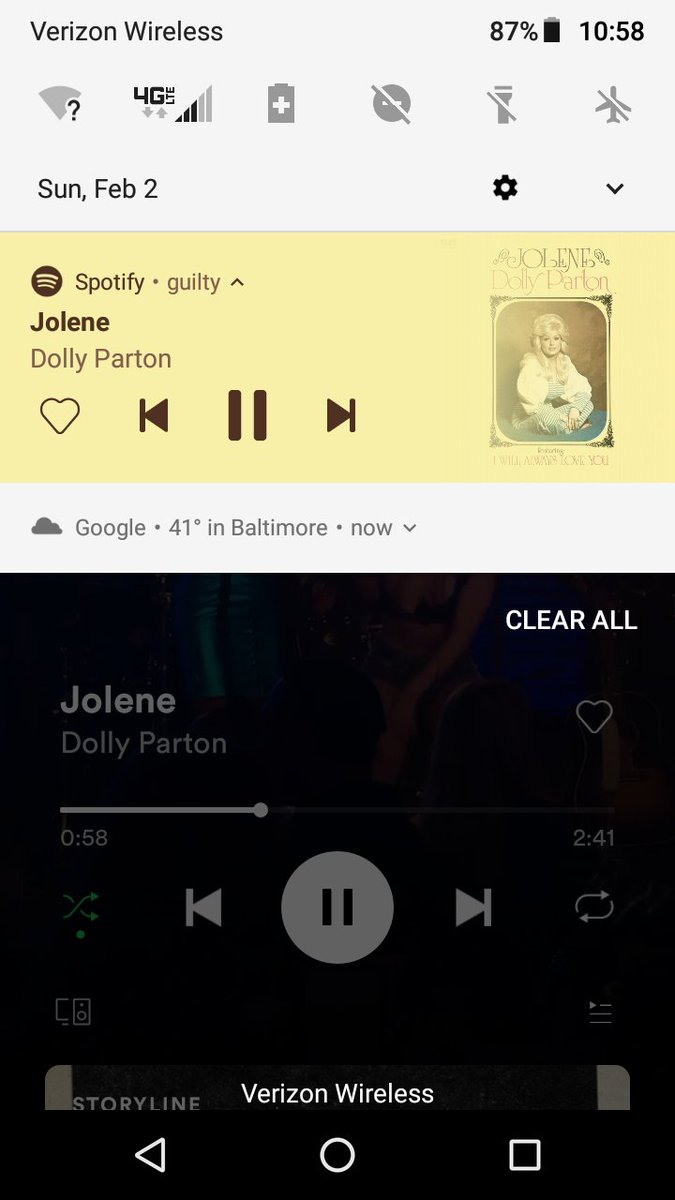 kingkaz's tweet photo. Ok bug question, what are song's on your play list that no one would ever expect? #dollyparton #jolene is probably a big one for me. #music #Spotify #nooneexpects https://t.co/XCSf0AWcdF
