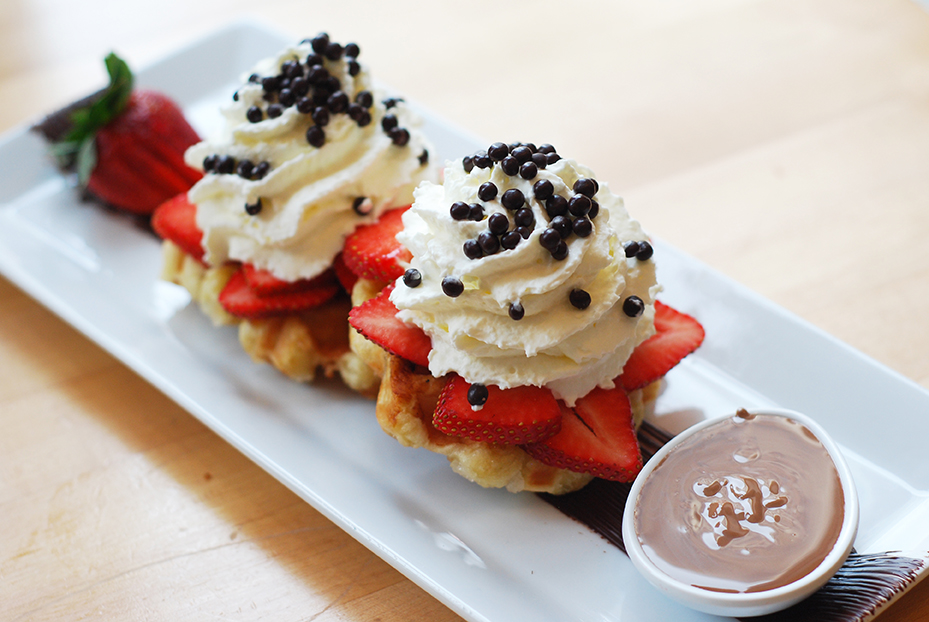 Cette gaufre classique est parfaite !
On adore ❤️Et vous ?
---
This classic waffle is perfect!
We love it ❤️And you ?