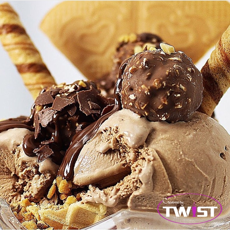 The Ferrero Fantasy is one of our popular choices with our customers. Find out why today at Creamery Twist.

#creamerytwist #dessertparlour #romford #essex #sweettooth #londonfoodies #foodblog #romfordeats #essexeats #foodstagram #dessert #icecream  #ferrero #ferrerorocher