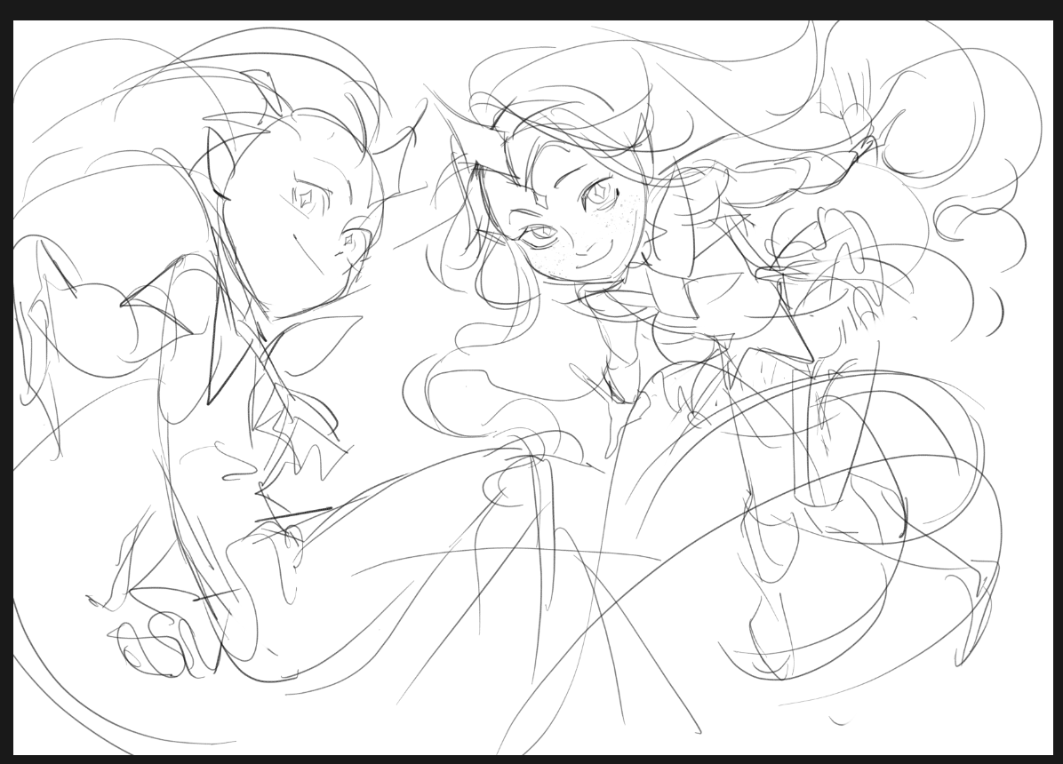 okay 
just sketch with star guardian Zoe and Lily
thanks @barrel_shock  for the idea 