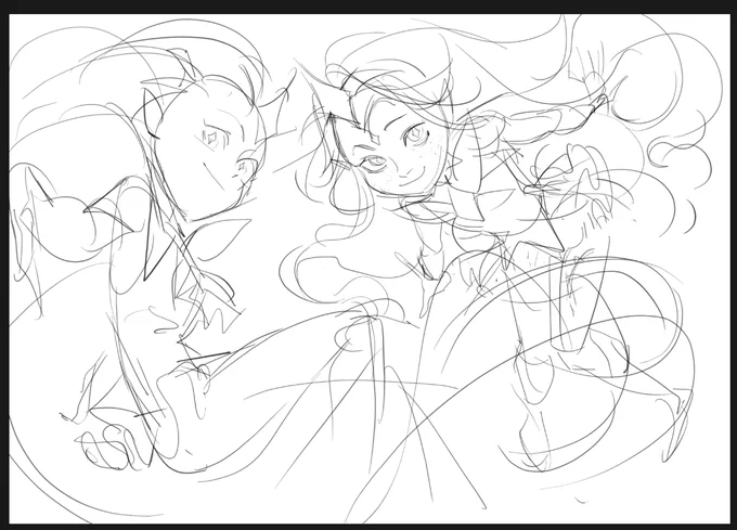 okay 
just sketch with star guardian Zoe and Lily
thanks @barrel_shock  for the idea 