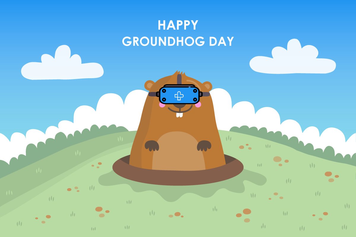 VerapyTherapy's tweet photo. Happy Groundhog Day! https://t.co/4Bpj2UXNQu