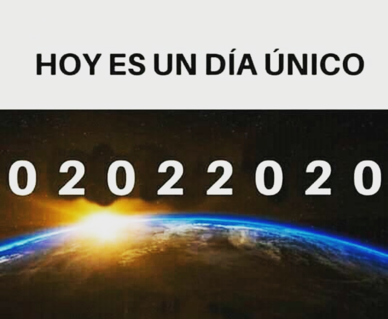 cristian_pinoar's tweet image. Día Capicúa 🌏
Existen fechas que se leen igual de izquierda a derecha o viceversa. 
El 2 de febrero del 2020 se leerá en los dispositivos como 02/02/2020 0 02022020, es decir igual de izquierda o derecha como de derecha izquierda. 
#2020NewYear #febrero  #febrero2020 #02febrero