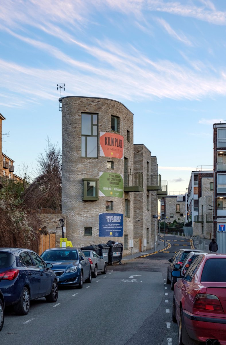 20) I few weekends ago I visited Kiln Place, just south of Gospel Oak Station, which I believe is Peter Barber's most recently completed project. Built by Camden council, according to the large banner, to "help us pay for new council homes, schools and community spaces".