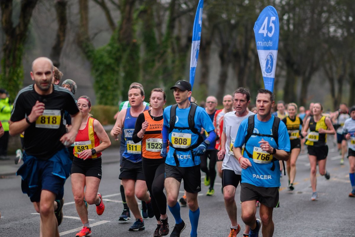 We had a great morning at #Dewsbury10k @dewsbury10k today - here’s our 40 min pacers @johnrobson250 and Leigh in action. A great effort from our team with a fab set of consistent pacing times from 40 mins to 75 mins. Congrats if you got a PB!