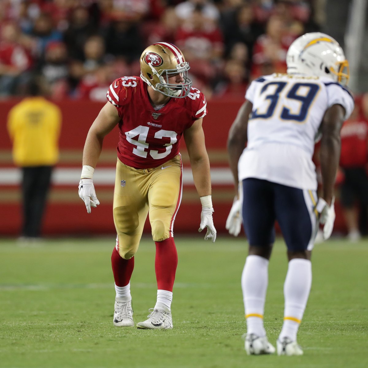 San Francisco 49ers tight end Daniel Helm