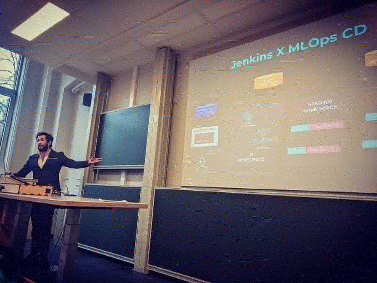 AxSaucedo's tweet image. #FOSDEM 2020 has yet again overdelivered on all expectations! Belgian waffles, friends and open source! Thanks to everyone for joining my talk on "MLOps and CI/CD for ML w @jenkinsxio + @seldon_io"! This has shown Brexit will not get on the way of open source! #LetsKeepDoingThis