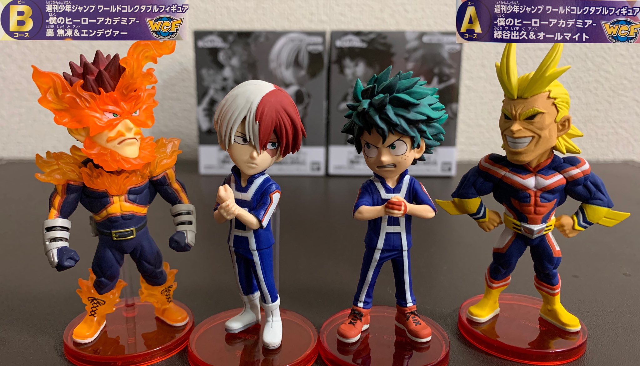 僕のヒーローアカデミア 緑谷出久 爆豪勝己 轟焦凍 ロゴフィギュア