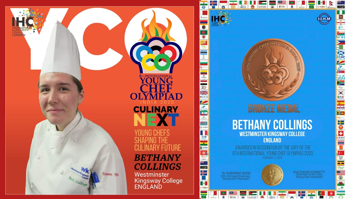 SsunitaSharma's tweet photo. #YCO2020 #Winners 
#Gold #Malaysia
#Silver #Philippines 
#Bronze #England 
#Green Toque #Bhutan 
#Congratulations #6thYoungChefOlympiad @subornobose @AADirIIHMDELHI @delhi_iihm https://t.co/brmgTK5nyp