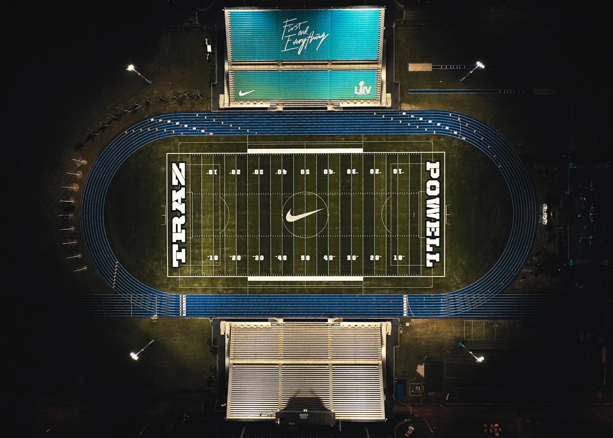 usnikefootball's tweet photo. Traz Powell Stadium

The Mecca of high school football. A new legacy in South Florida. To pay homage to this years #SBLIV in Miami, our team along with countless volunteers spent the last 9 months transforming one of Miami’s most important stadiums.

First and Everything. https://t.co/xFYvLfXfnI