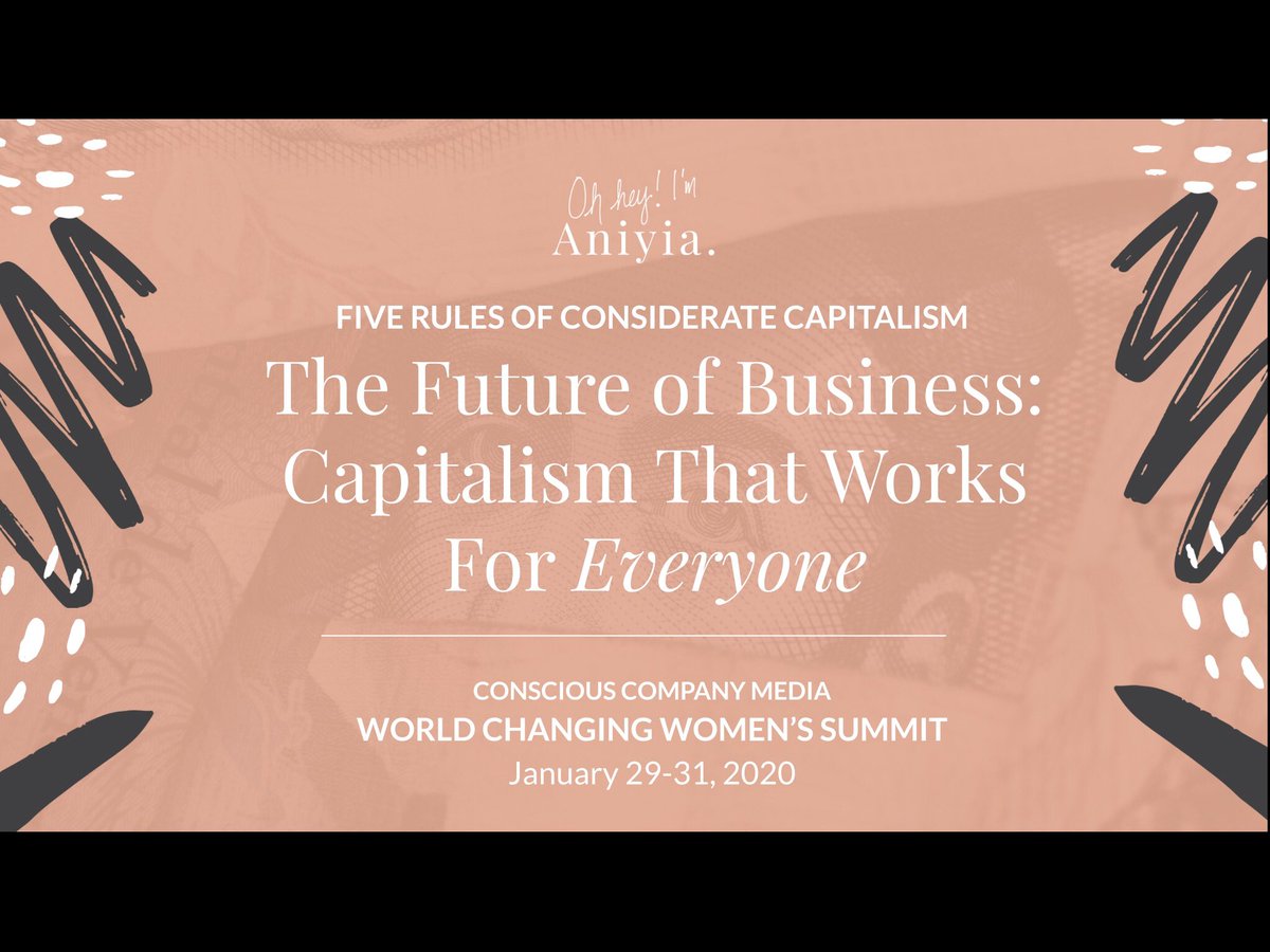 This is v1 of my take on the future of business.I’m glad I had a chance to pull together a few ideas that I’ve been working through. There was a lot to jam into 20 minutes tho, so holler if you need clarifications.Book me to give a talk like this :  https://www.aniyiawilliams.com/speaker 