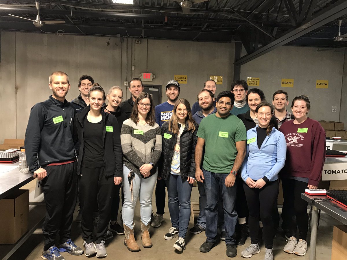 Kevin Kramer (@kjkramer6) on Twitter photo Took a break from the lab yesterday to do some community outreach with the Vanderbilt PMI Department at Second Harvest Food Bank! Not pictured: 7,019 pounds of packed grocery items out to serve 46 counties in TN. @VI4Research @VUMC_VCI Took a break from the lab yesterday to do some community outreach with the Vanderbilt PMI Department at Second Harvest Food Bank! Not pictured: 7,019 pounds of packed grocery items out to serve 46 counties in TN. @VI4Research @VUMC_VCI