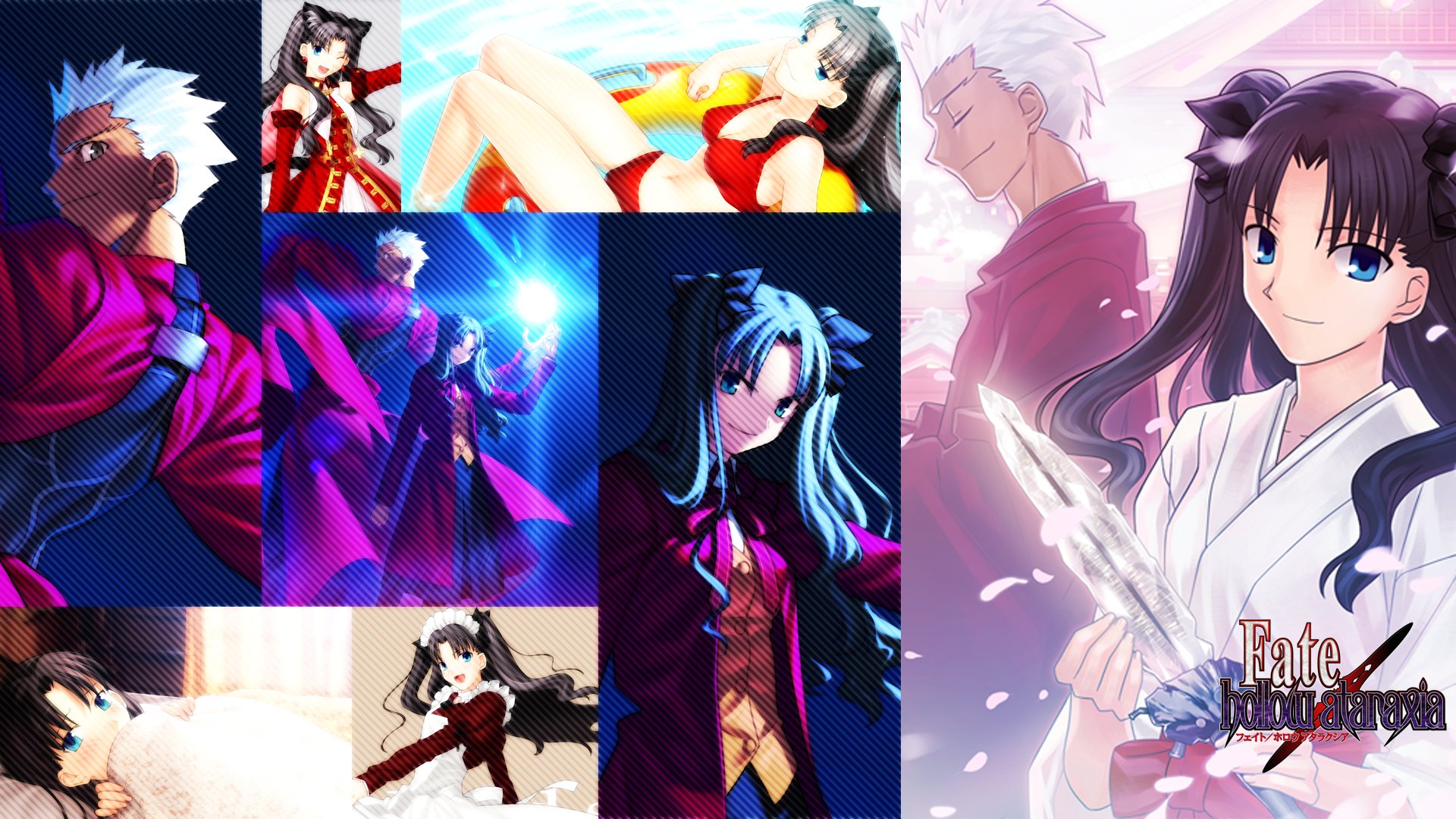 じょにーp 再載 凛の誕生日なので Pc壁紙fate Hollow Ataraxia 遠坂凛 遠坂凛生誕祭 T Co Vcrxw5vqgl Twitter