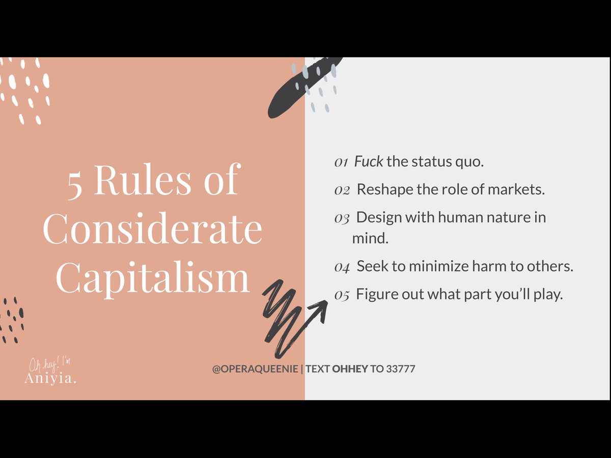 Here are the 5 Rules of Considerate Capitalism. To create conscious economies and considerate capitalism, we must start from the most basic foundation of who we are. HUMANS.