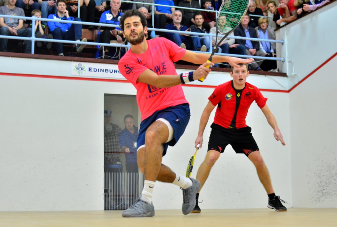 It's <a href="/karimabdelgawad/">Karim Abdel Gawad</a> in three for a first #esco title ..

[2] Karim Abdel Gawad (Egy) 3-0 [5/8] Greg Lobban (Sco)  11-8,11-8, 11-4 (30m)