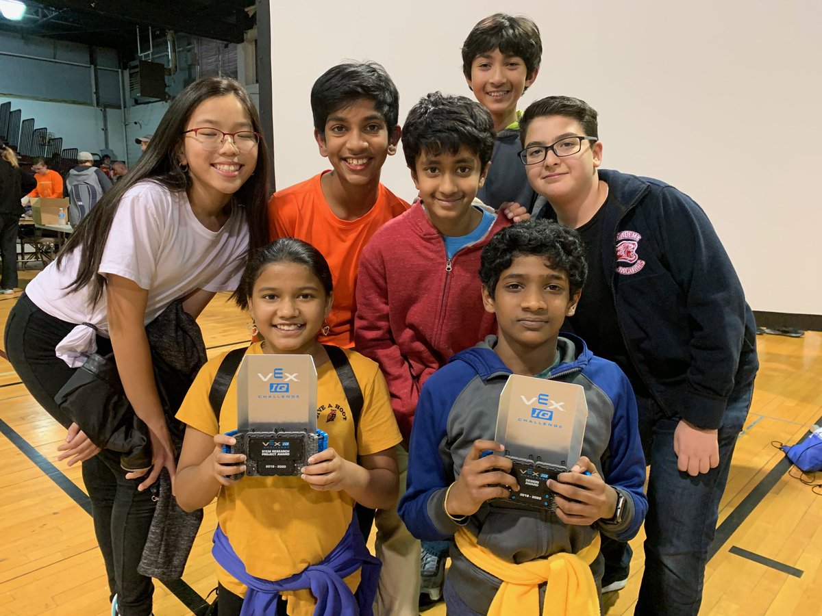 LISAAcademy's tweet photo. Congratulations to LISA Academy Chenal’s Vex Robotics Team!  At competition they recieved
1. Excellence award
2. Best Design award
3. Qualified for state
#LISAachieves #Robotics #STEM https://t.co/aXnlcju4tf