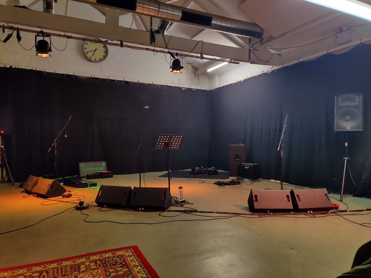 caffeinekill's tweet photo. Been hard at work today getting our new tunes gig-ready in the excellent live room @factorybristol #caffeinekill #themarchoftime https://t.co/eB6LRqfXOd