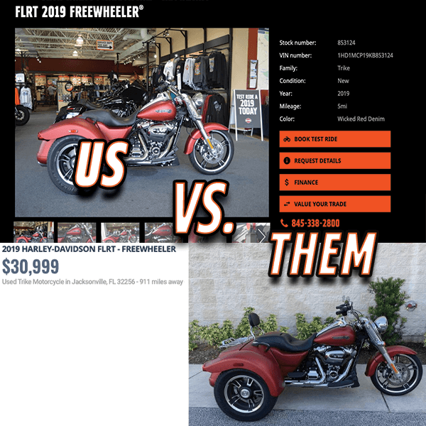WoodstockHarley's tweet photo. We could let you drive all the way to Florida to buy this USED Freewheeler for +$30 Grand, but why would we?
Stop by to check out our NEw '19 Freewheeler as the #steeloftheweek!
#daytonaready #2019flrt #harleydavidson #2019trike #themvsus https://t.co/EBooV8KM7Z