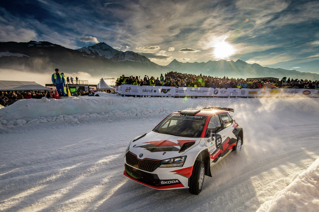 Around 20,000 spectators <a href="/gpicerace/">gpicerace</a> were thrilled by the driving skills of the #SKODA drivers, European Junior Rally champion Filip Mareš, Slovakian champion Martin Koči, German champion Fabian Kreim and Austrian championship runner-up Julian Wagner
➡️ bit.ly/2vMavkh