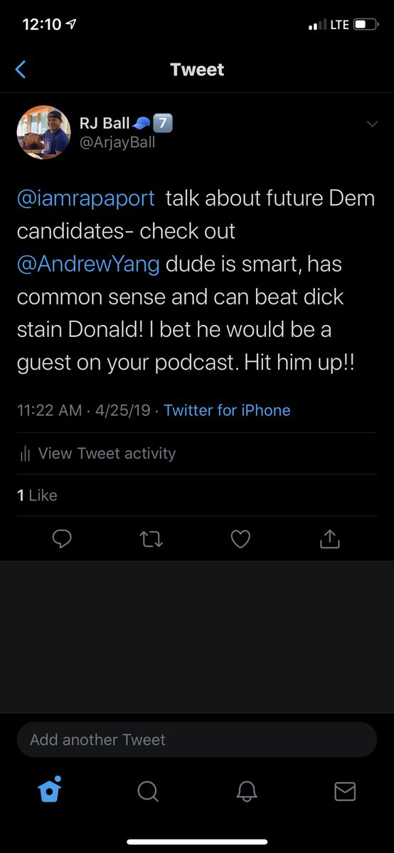 ArjayBall's tweet photo. @MichaelRapaport @AndrewYang https://t.co/q5qklWUH9r