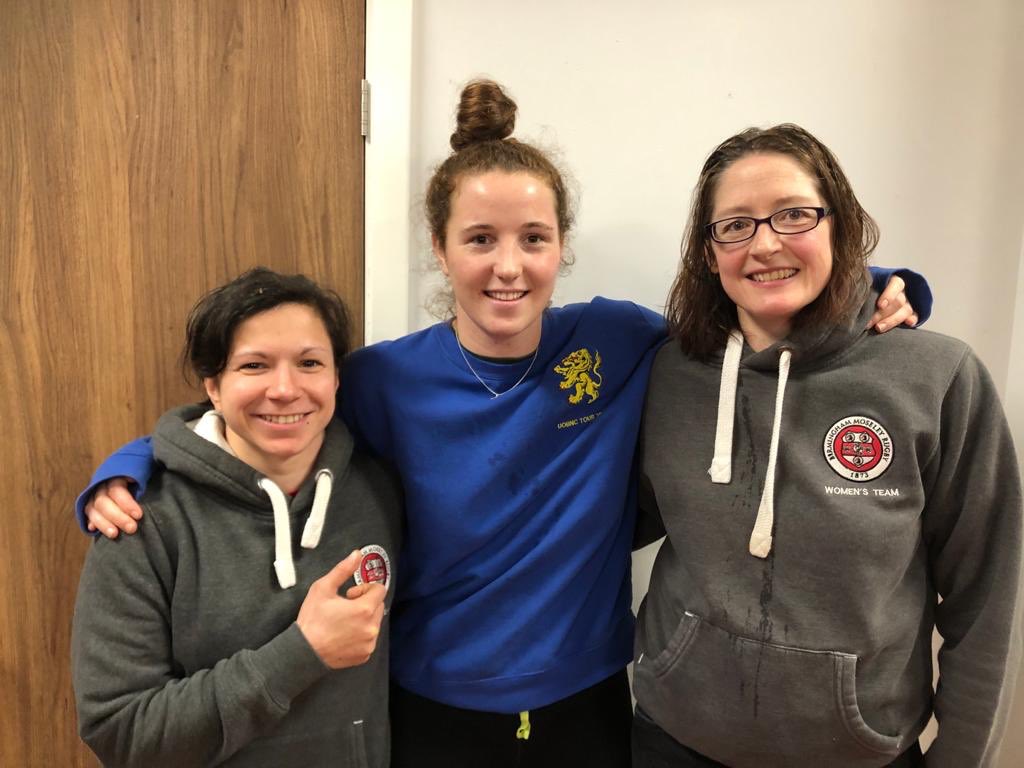 BMWRFC's tweet photo. Todayβs players of the match sponsored by @nortons_digbeth π§‘ (L-R) Opposition POTM #Root15 BOTM #Ella13 & FOTM #Karen5 π»#winners #sundaysarugbyday https://t.co/aRHkWRj3ea