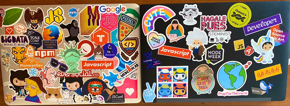 anamariasosam's tweet photo. Dime que stickers tienes y te diré quién eres 🧐

Hacemos hilo de compus 💻?? Quiero ver stickers lindos 🥰 https://t.co/0FkdmqiiEi