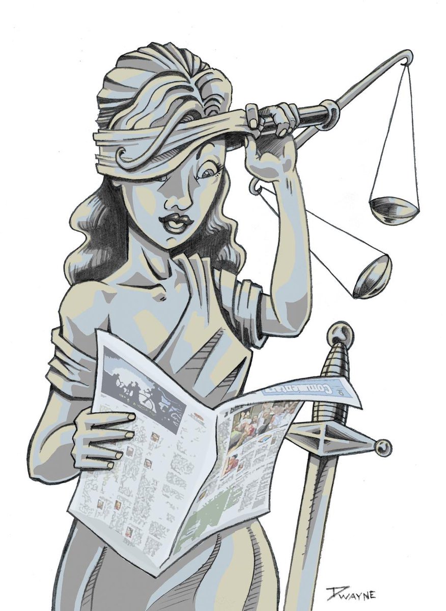 Peeking Lady Justice by Rogue 5.