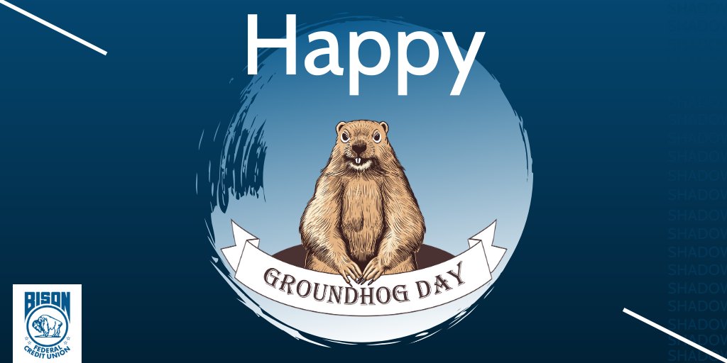 BisonFcu's tweet photo. Will we be getting #SixMoreWeeks of #Winter or is the #Groundhog going to bestow #Spring upon us? We can't wait to find out! Happy #GroundhogDay, everyone!

#BisonFCU #CreditUnion #HappyGroundhogDay #Shadow #BillMurray #GroundhogsDay #TeamShadow #TeamNoShadow #Shawnee #Oklahoma https://t.co/xuJ48VkLwO