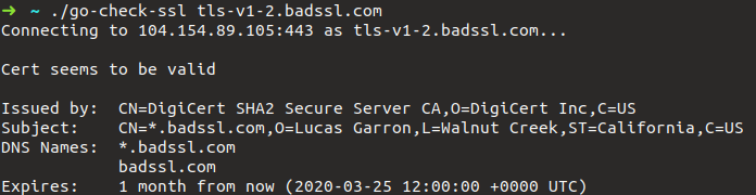 colinodell's tweet photo. This morning I wrote a small CLI tool to help check SSL certificates https://t.co/NyO9WyLzvk https://t.co/6axN0DKzcO