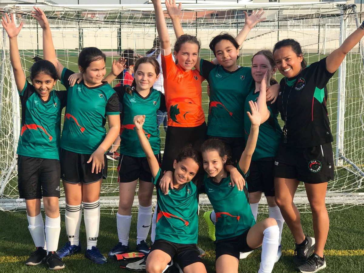 DIA_Sports's tweet photo. U11 girls had a great time at their development football tournament today!! They learnt a huge amount whilst having fun!! 2 wins, 1 draw, 1 loss goooo Wolves!!! #DIAwolves #passionforfootball #passionforsport @diadubai @diadubaisport @DIA_Year6 @DIA_Year5 @CEOInnoventures https://t.co/rkBMZZrXsC